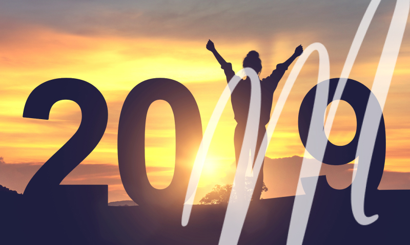 2019 and a sunset
